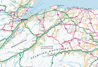 Map of Speyside
